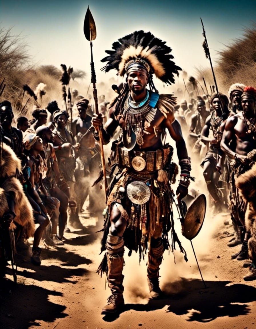 Zulu Warrior Returning Home