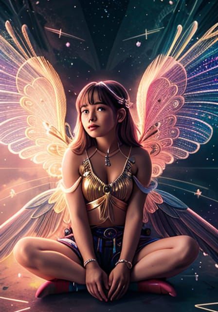 Ethereal Wings in a Dreamscape