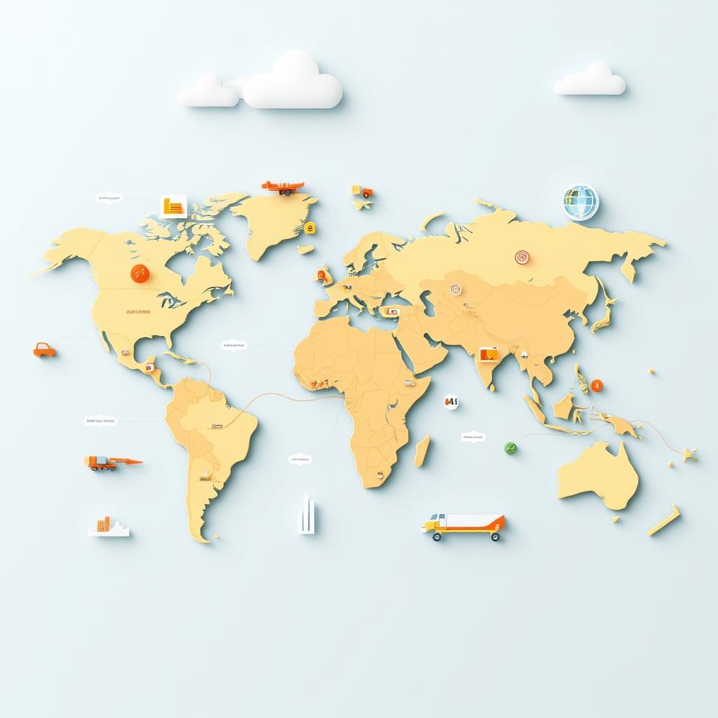 Global Sourcing and Manufacturing: A Digital World Map