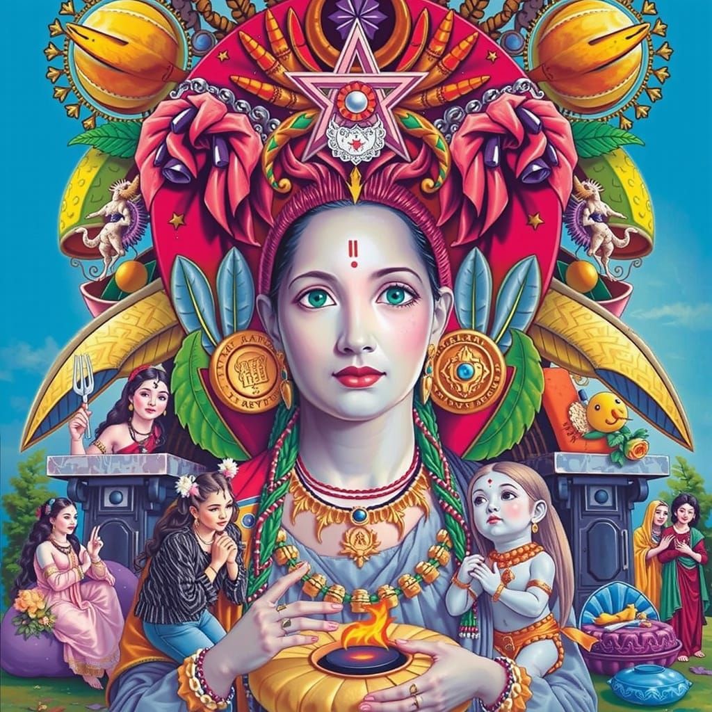 Surreal Heart Landscape as AI Art