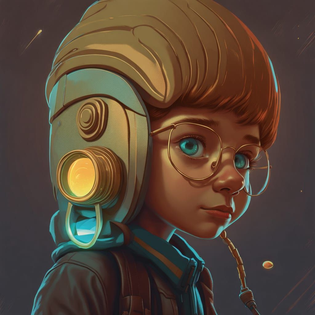 Glowing Snail Shell Shimmers with Iridescent Colors in Macro...