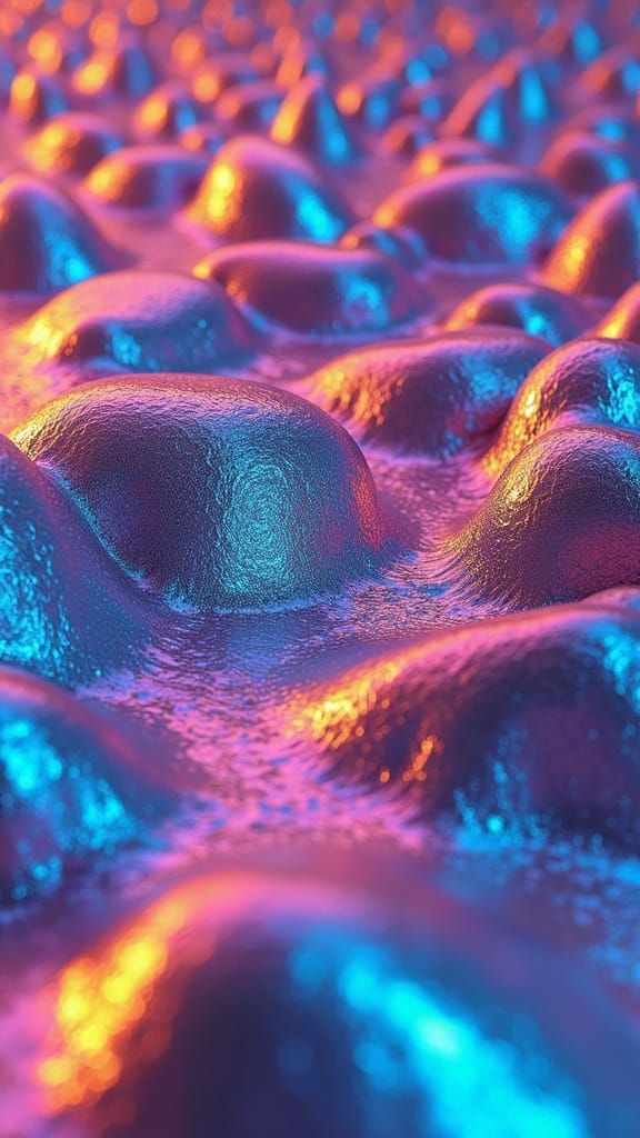 Psychedelic Holographic Interference Patterns in 3D