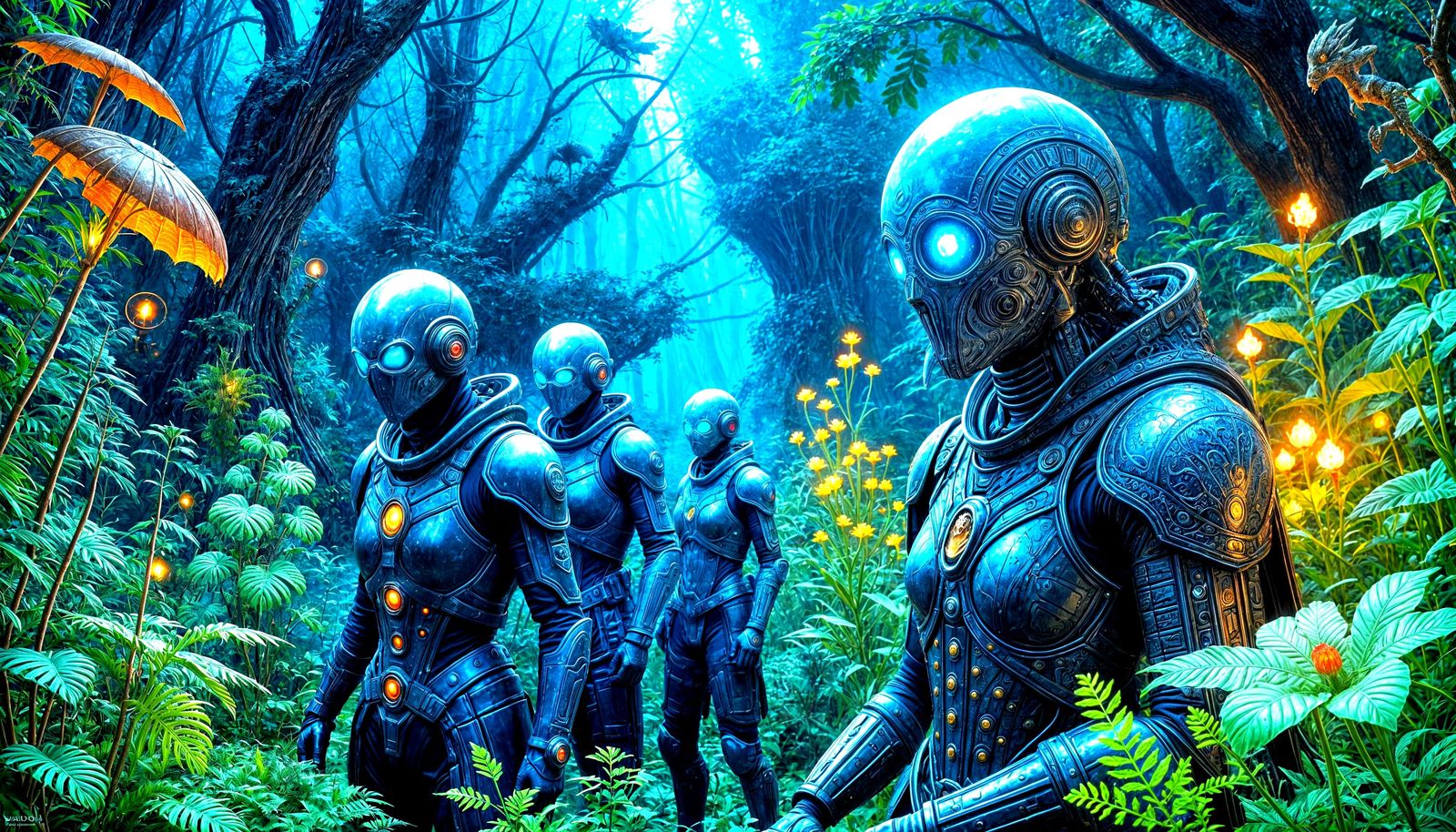 Mystical Flora on a Predatory Sci-Fi Planet