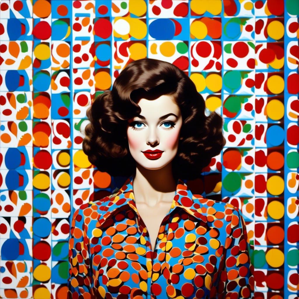 Pop Art Woman with Campbell's Soup