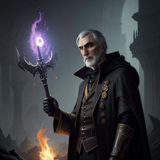 Count Dooku Dark Fantasy Concept Art