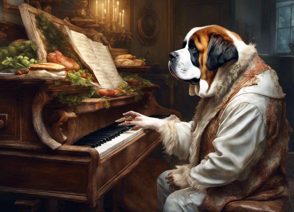 Beethoven playing a pianini