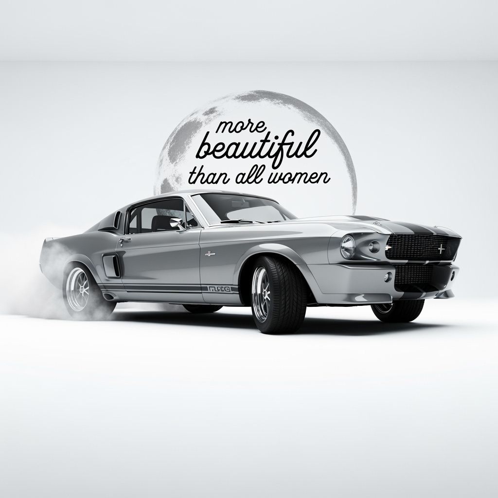 1967 Shelby GT500 Eleanor Drifting in Cinematic Style