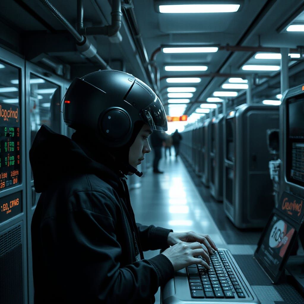 Abstract Technology Concept Art