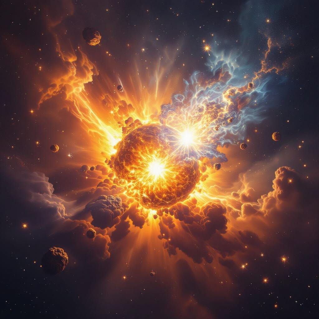 Star Lifecycle: From Iron to Supernova Creating Gold