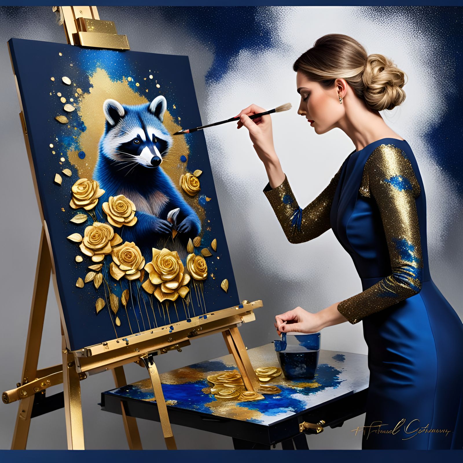 MG., AI Artist Homage #1, Masterplayer