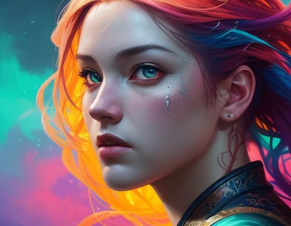 Hyperrealistic Heaven Concept Art in Splash Art Style