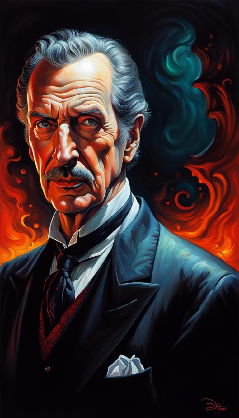Vincent Price Male Portrait (series)