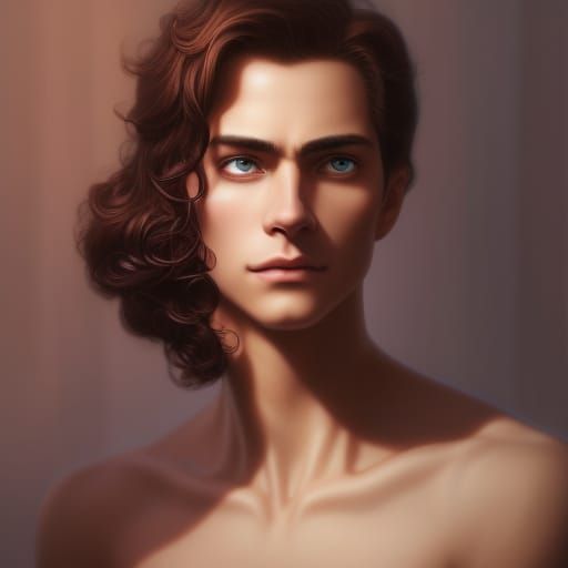 Anime Wizard Portrait in Studio Ghibli Style