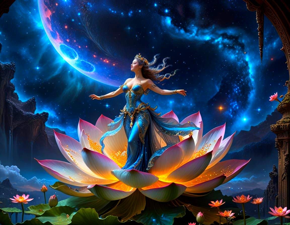 Cosmic Opera Theater with Celestial Lotus Stage