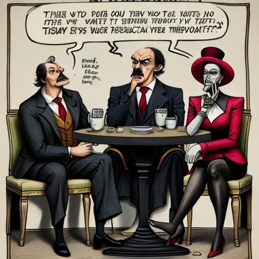 A satire: A humorous or ironic way of expressing disapproval...