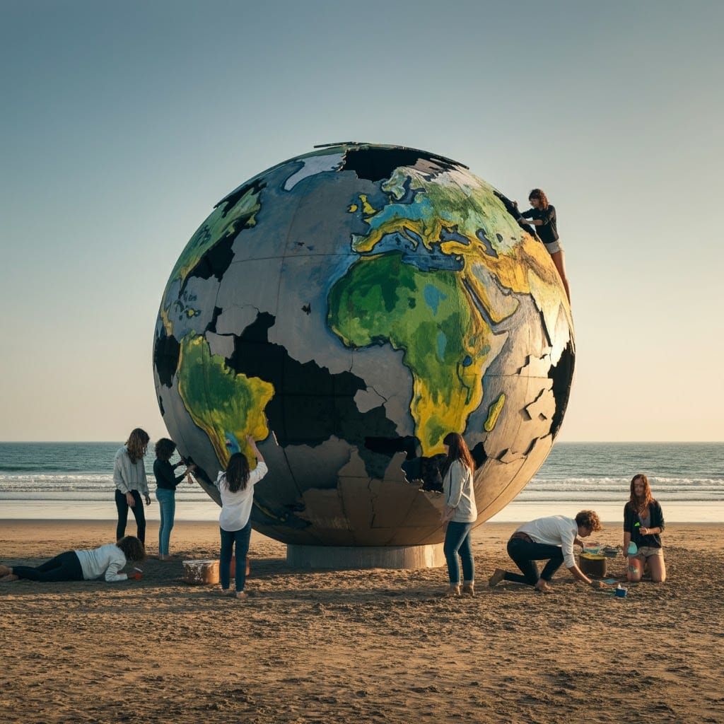 Restoring Earth: Youthful Hope on the Shore