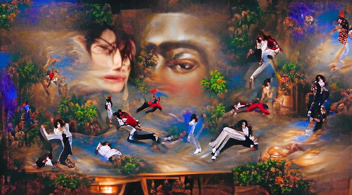 Renaissance Painting of a Wild Paradise