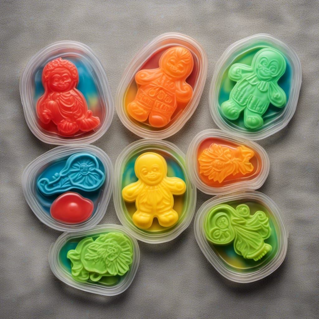 Translucent Multicolored Silly Putty: Jellinator Style