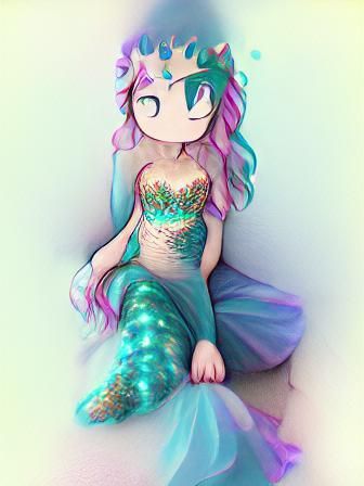 Beautiful Mermaid Princess