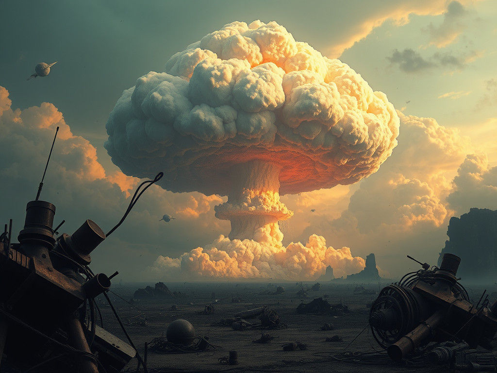 Post-Apocalyptic Mushroom Cloud Explosion