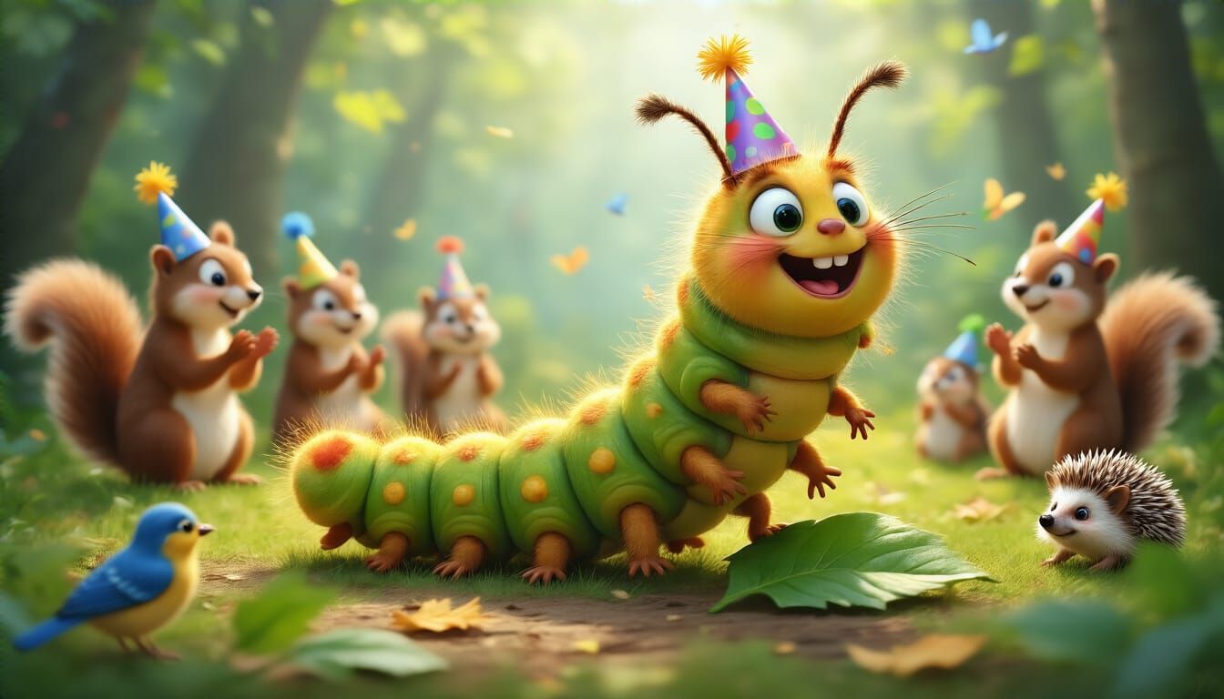 Caterpillar's Forest Birthday Celebration