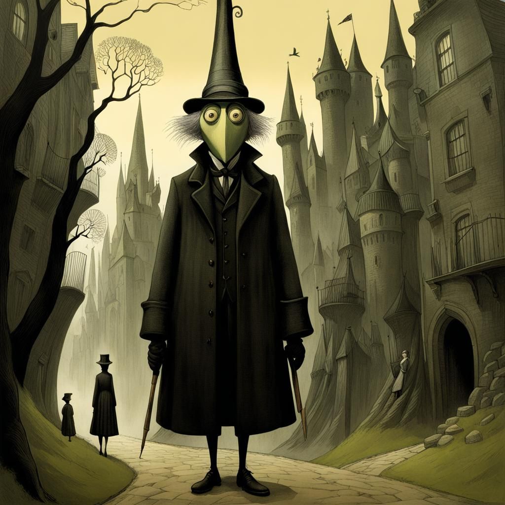 Dark Fantasy Illustration: Am I Mad?