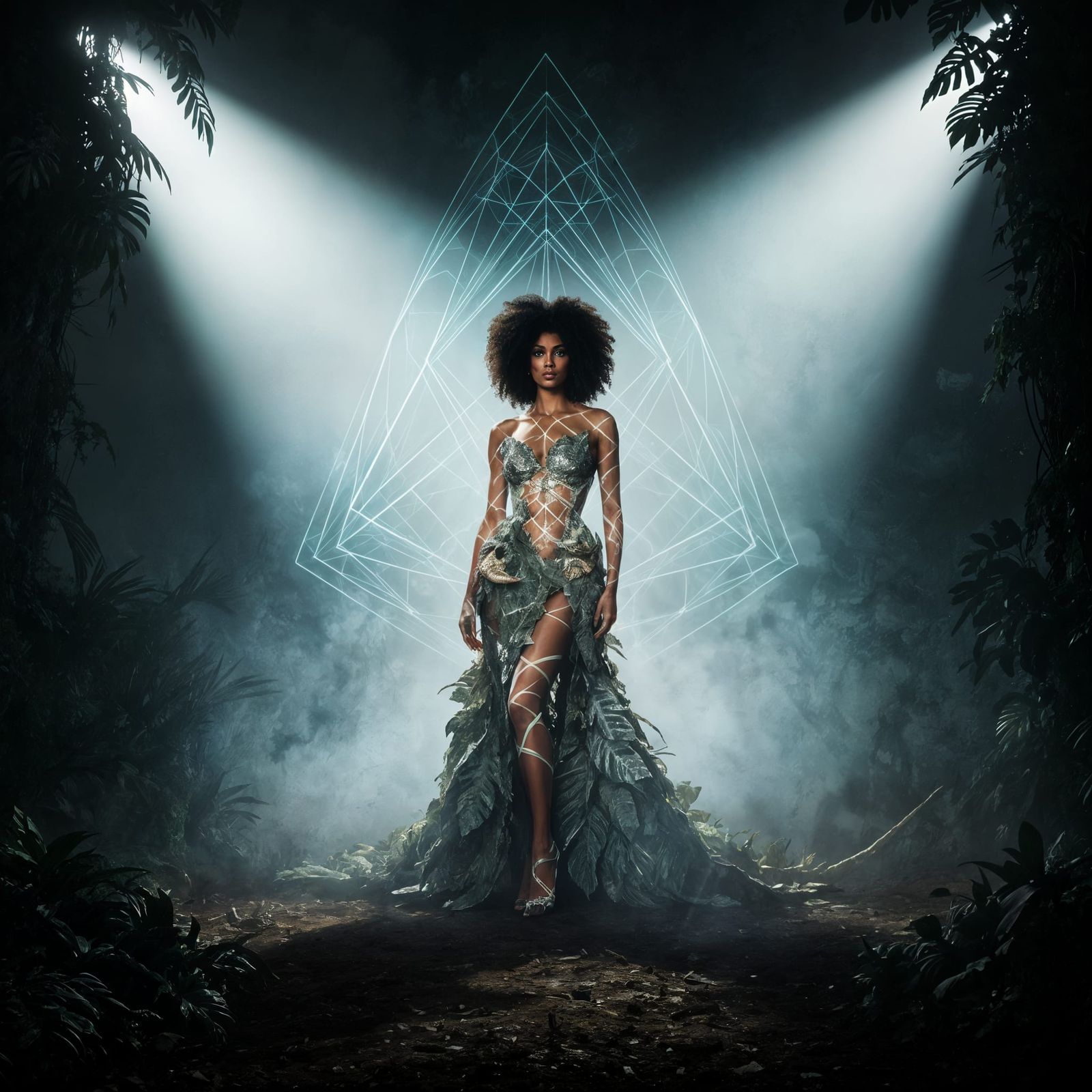 Jurassic Fashion Editorial. 2