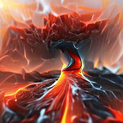 Spectacular 3D Lava Tornado Eruption