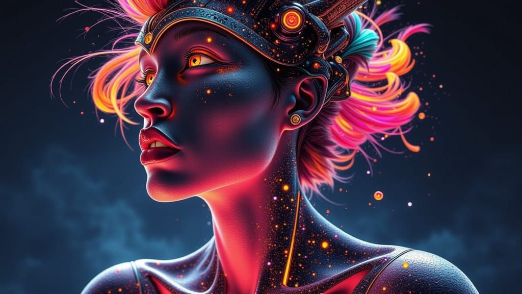 Glitch and Errorcore Aesthetic Art