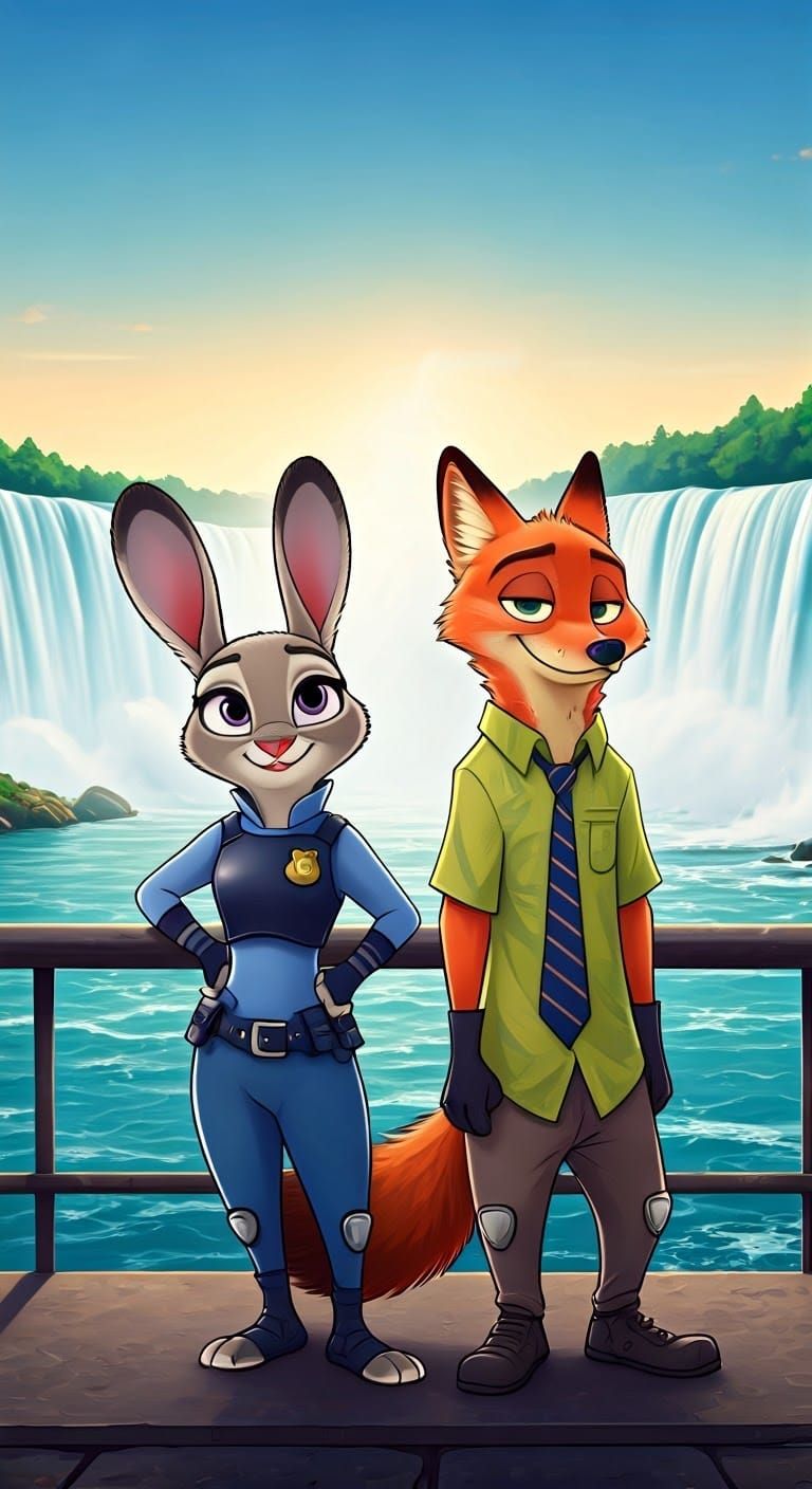 Zootopia Lovers at Niagara Falls
