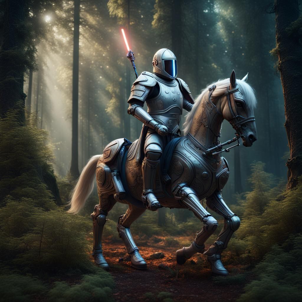 Medieval Cyborg Warrior