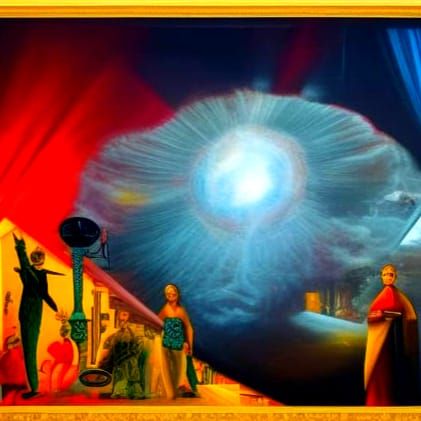 La Place de la Concorde: Vivid Contemporary Oil Painting