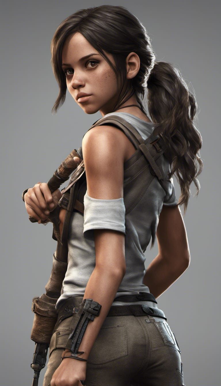 Jenna Ortega as Lara Croft
