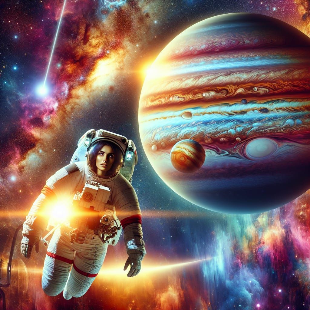 South Asian Astronaut Marvels at Cosmic Dawn