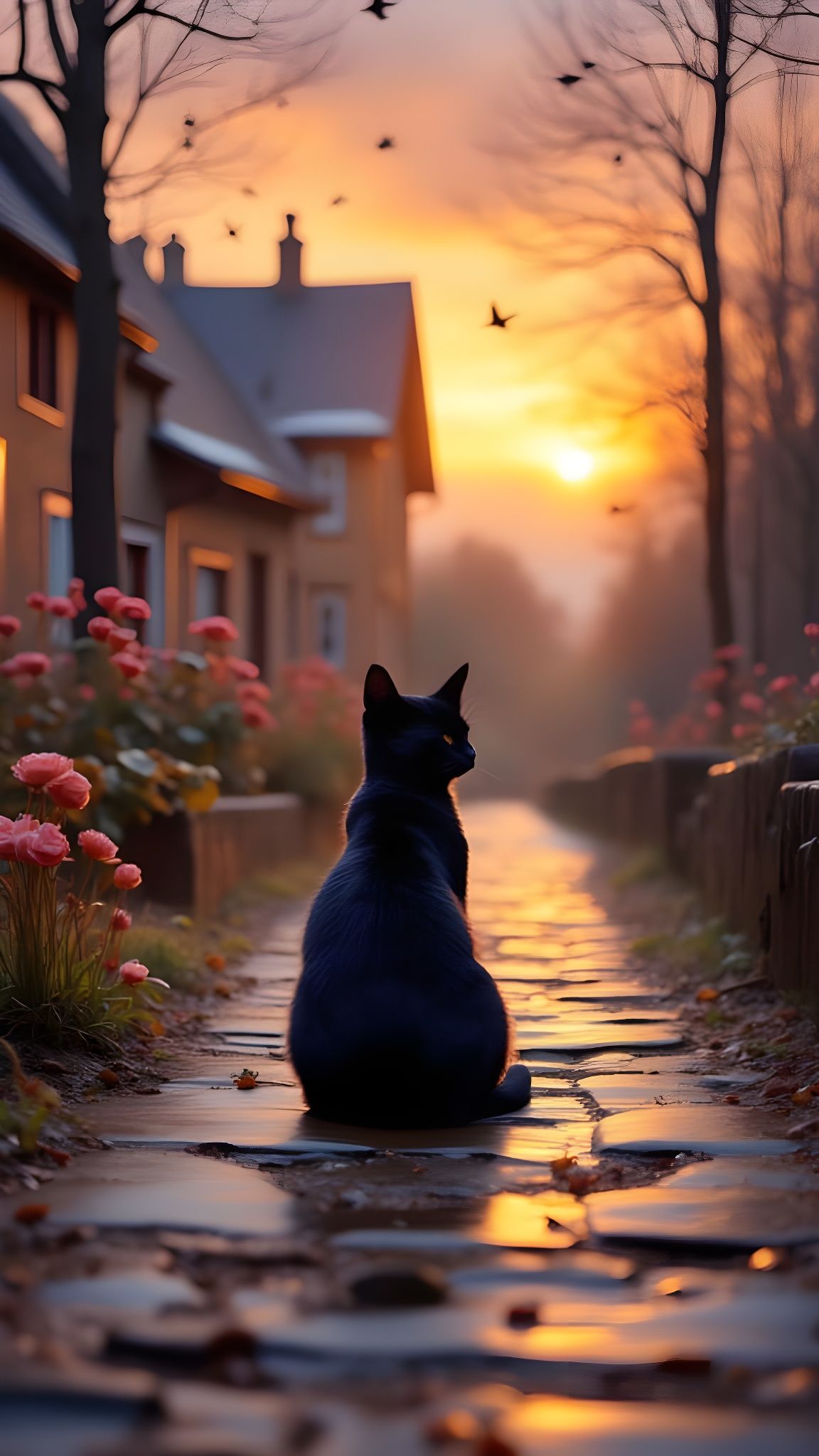 Early morning wait to go home....