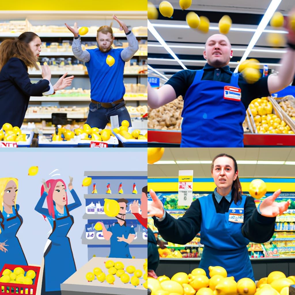 Angry Cashier Throws Lemons at Customers in Tesco