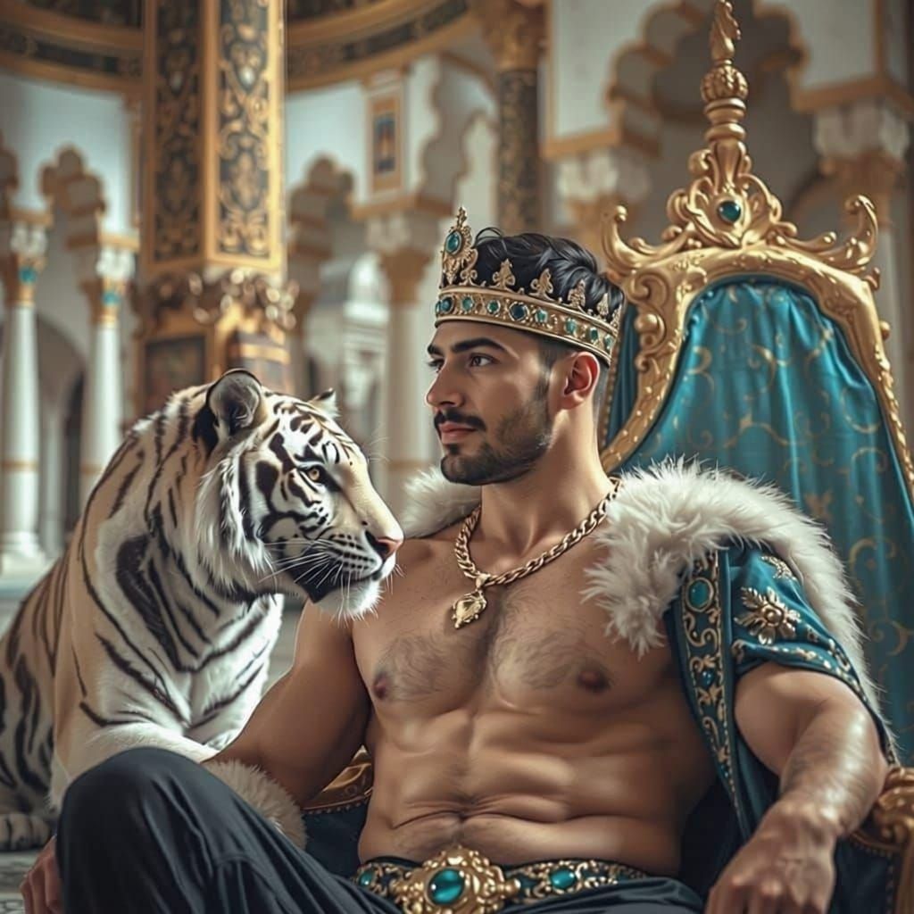 KING AND HIS TIGER ①