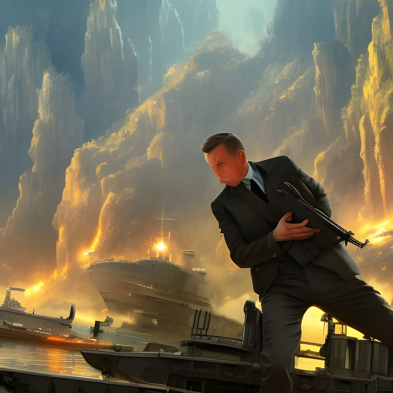 Anna Kendrick as James Bond in Undersea Lair