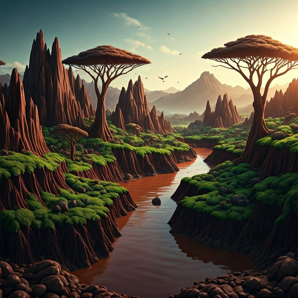 Chocolate Safari Paradise in Velvety Richness