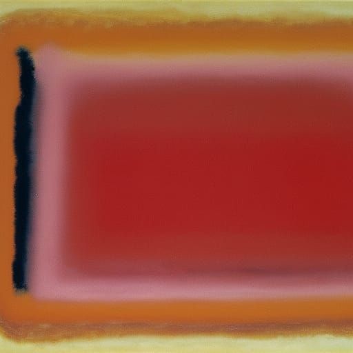 Doughnut in Rothko Style