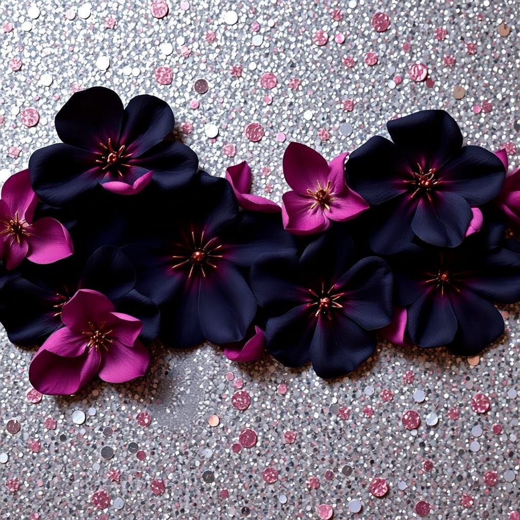 Floral "Bless You" in Whimsical Digital Art Style