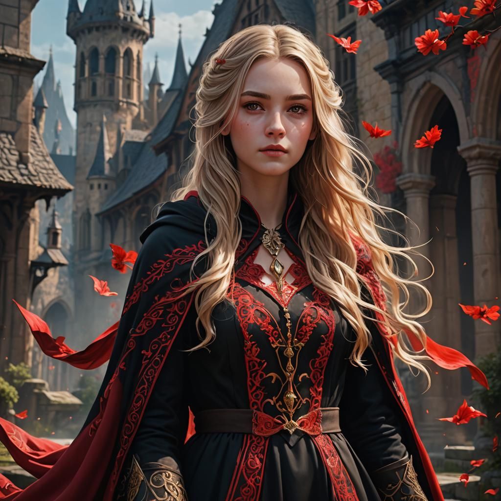 Fantasy Portrait of a Cute Teenage Girl