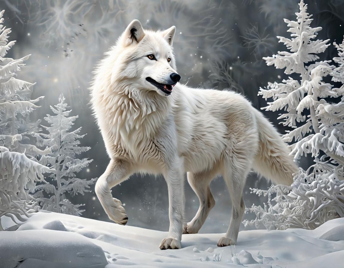 Majestic Arctic Wolf v2