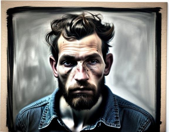 Mysterious Soul in Portrait
