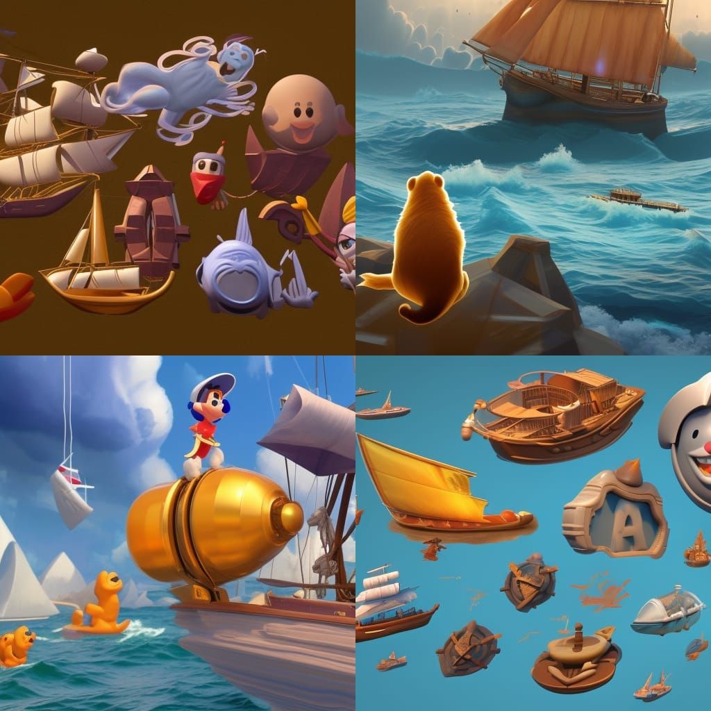 Bored Ape Yacht Club Treasures in 3D Digital Art