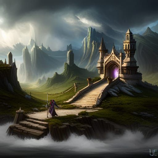 Knight Fighting Dragon: Detailed Fantasy Art