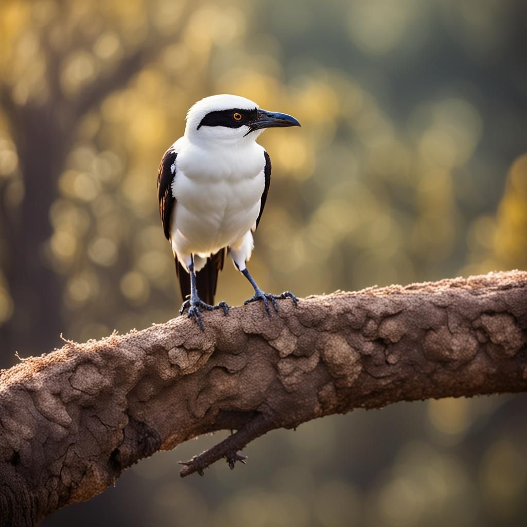 Warrior with Raven on Skyscraper Roof