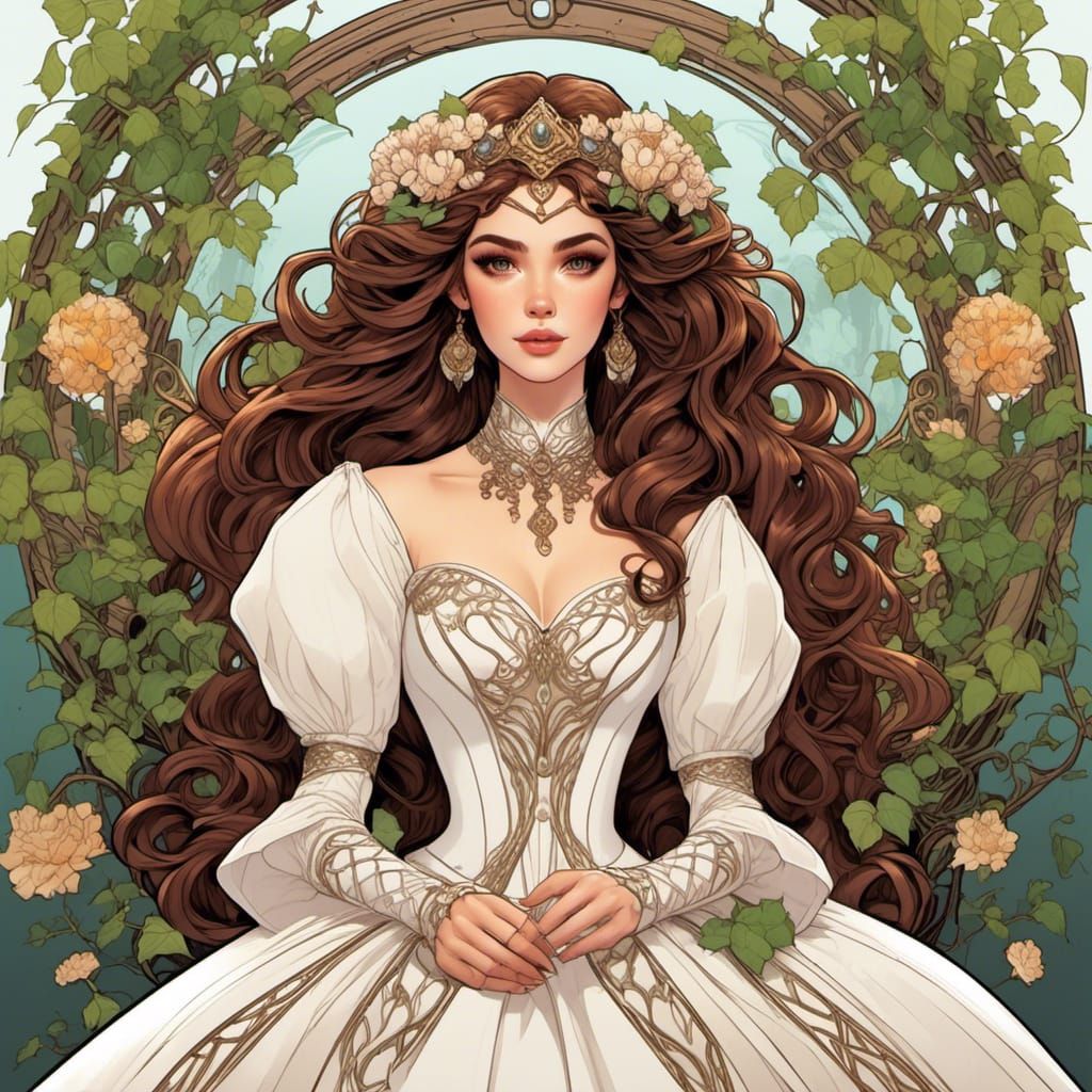 Sarah from Labyrinth in a Masquerade Ball