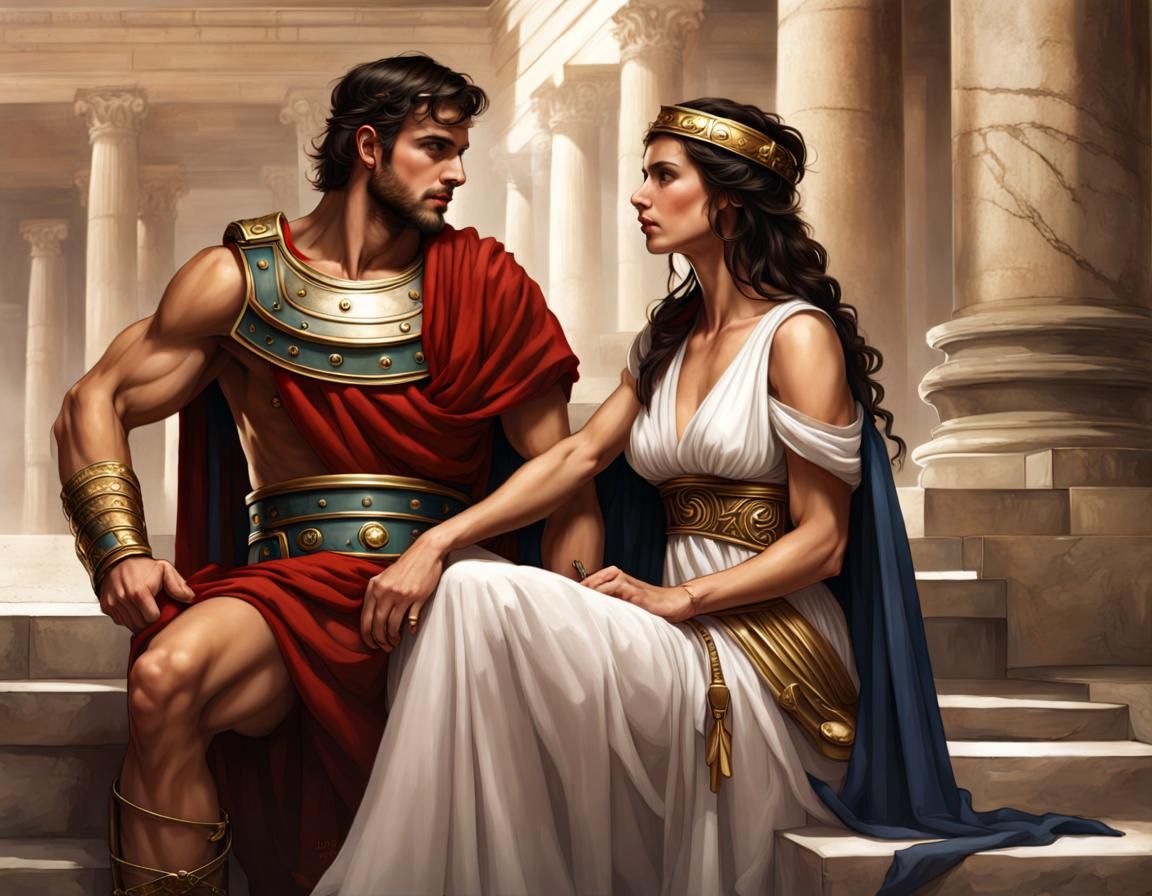 Greek Priestess Teaches Roman General