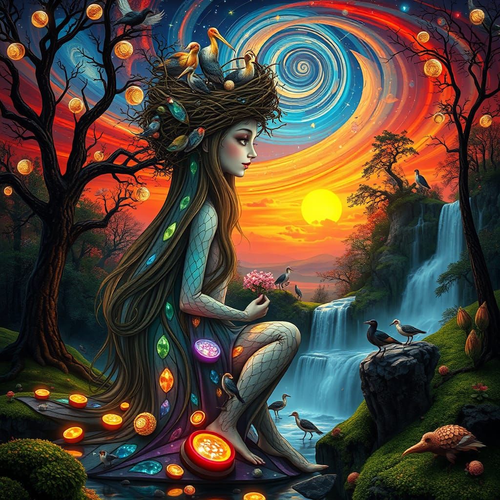 Mesmerizing Digital Bio Art Collage in 8K